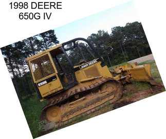 1998 DEERE 650G IV