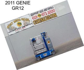 2011 GENIE GR12