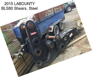 2015 LABOUNTY BLS80 Shears, Steel