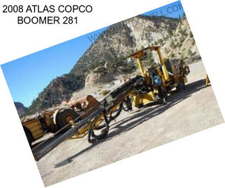2008 ATLAS COPCO BOOMER 281