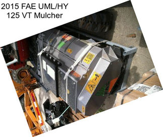 2015 FAE UML/HY 125 VT Mulcher