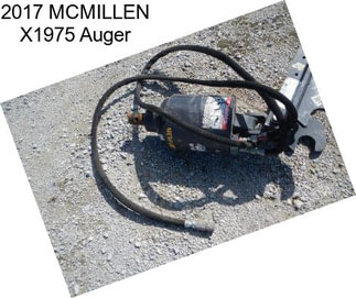 2017 MCMILLEN X1975 Auger