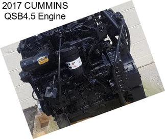 2017 CUMMINS QSB4.5 Engine