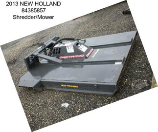 2013 NEW HOLLAND 84385857 Shredder/Mower