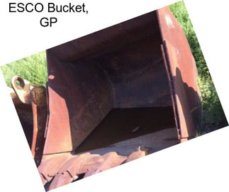 ESCO Bucket, GP