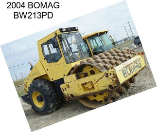 2004 BOMAG BW213PD