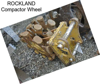 ROCKLAND Compactor Wheel