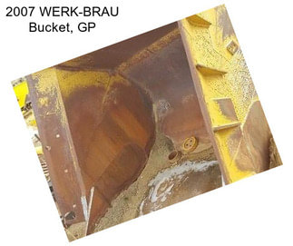 2007 WERK-BRAU Bucket, GP