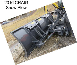 2016 CRAIG Snow Plow
