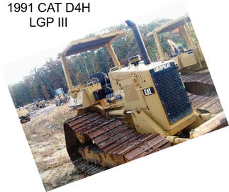 1991 CAT D4H LGP III