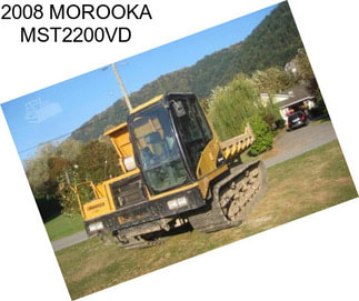 2008 MOROOKA MST2200VD