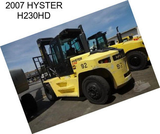 2007 HYSTER H230HD