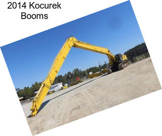 2014 Kocurek Booms