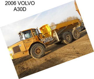 2006 VOLVO A30D