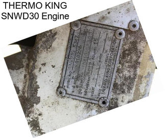 THERMO KING SNWD30 Engine
