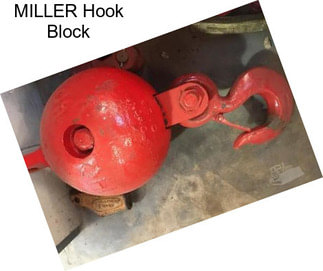 MILLER Hook Block