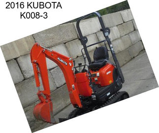 2016 KUBOTA K008-3