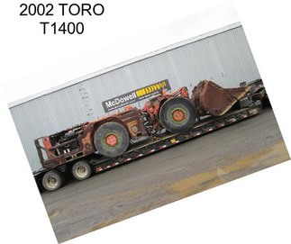 2002 TORO T1400