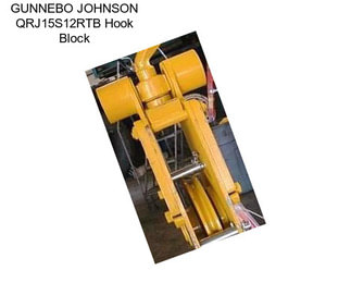 GUNNEBO JOHNSON QRJ15S12RTB Hook Block