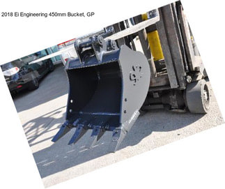 2018 Ei Engineering 450mm Bucket, GP