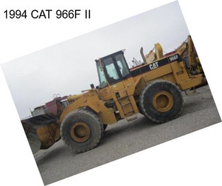 1994 CAT 966F II