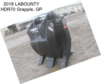 2018 LABOUNTY HDR70 Grapple, GP