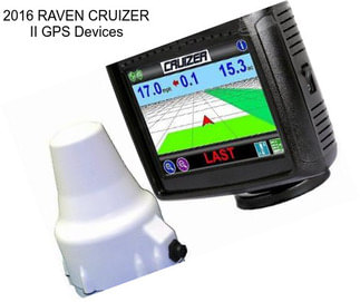 2016 RAVEN CRUIZER II GPS Devices