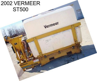 2002 VERMEER ST500