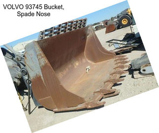 VOLVO 93745 Bucket, Spade Nose