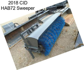 2018 CID HAB72 Sweeper
