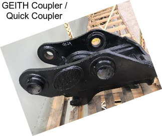 GEITH Coupler / Quick Coupler