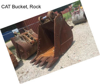 CAT Bucket, Rock