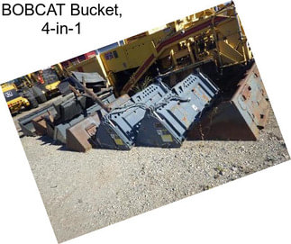 BOBCAT Bucket, 4-in-1