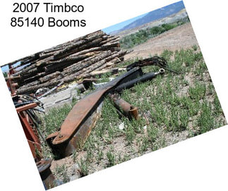 2007 Timbco 85140 Booms