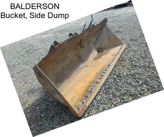 BALDERSON Bucket, Side Dump