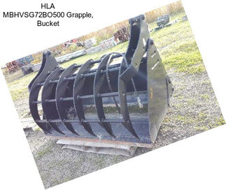 HLA MBHVSG72BO500 Grapple, Bucket