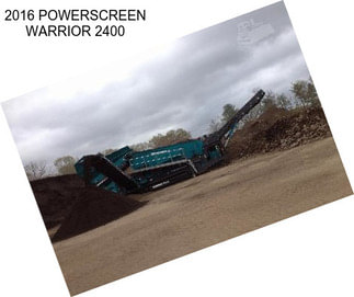 2016 POWERSCREEN WARRIOR 2400