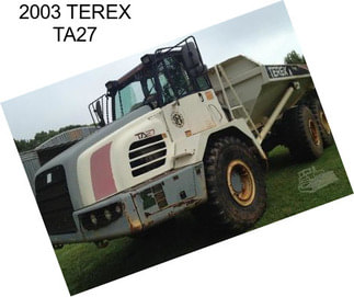 2003 TEREX TA27