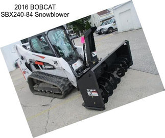 2016 BOBCAT SBX240-84 Snowblower