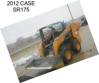 2012 CASE SR175