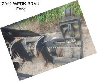 2012 WERK-BRAU Fork