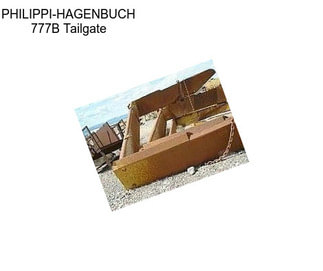 PHILIPPI-HAGENBUCH 777B Tailgate