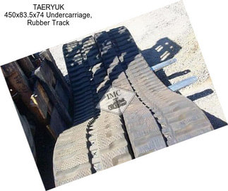 TAERYUK 450x83.5x74 Undercarriage, Rubber Track