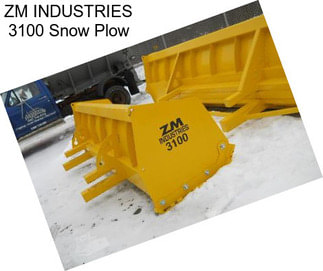 ZM INDUSTRIES 3100 Snow Plow