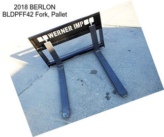 2018 BERLON BLDPFF42 Fork, Pallet