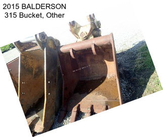 2015 BALDERSON 315 Bucket, Other