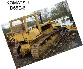 KOMATSU D65E-6