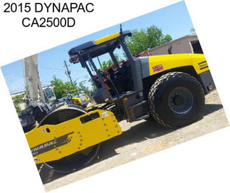 2015 DYNAPAC CA2500D