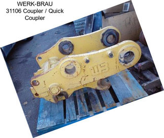 WERK-BRAU 31106 Coupler / Quick Coupler
