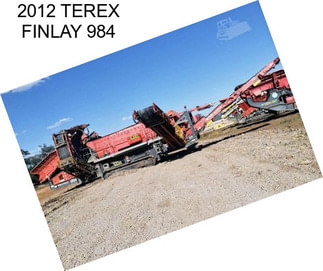 2012 TEREX FINLAY 984